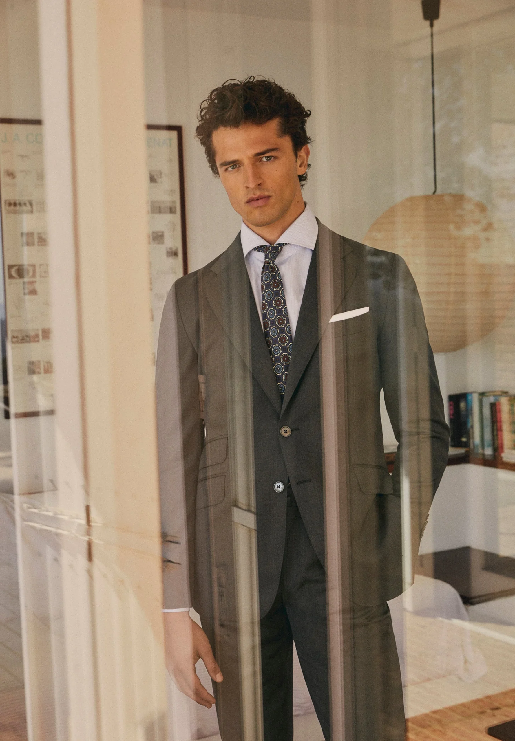 TRAJE LANA GRIS - Imagen 4
